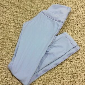 Light blue Lululemon size 0 leggings.
